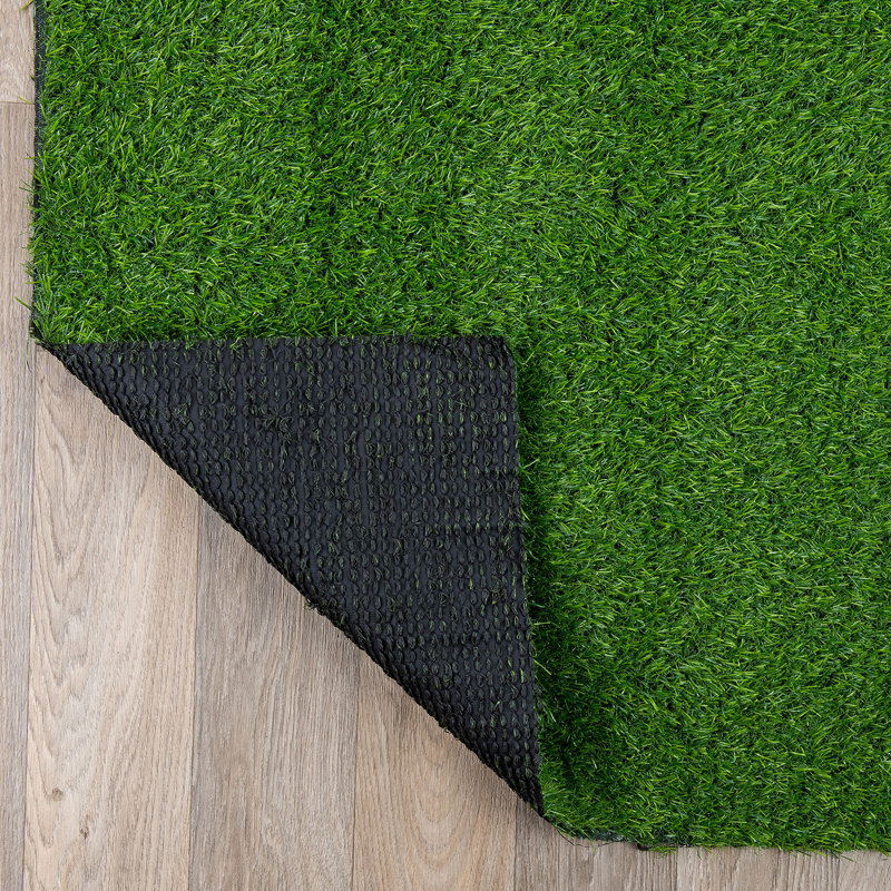 Tapis de gazon artificiel imperméable intérieur / extérieur Brittannie, Rectangle 2 pi 3 po x 4 pi