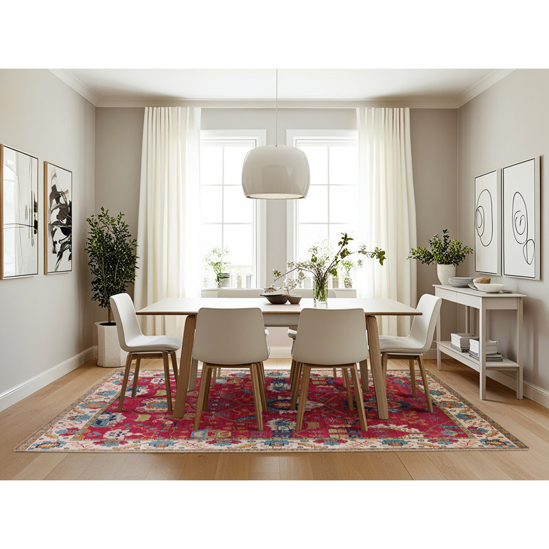 Oriental Indoor Rug, Rectangle 7' x 10'