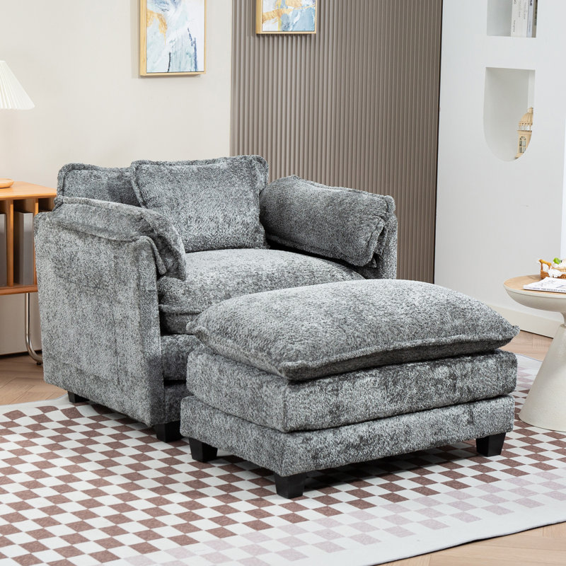 55.32*39.76" Oversized Sofa Indoor, Dark Gray