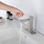 Robinet de lavabo de salle de bain à poignée simple avec drain escamotable (avec trop-plein)-115827455