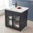 58.27"Open kitchen marble extendable island dining table