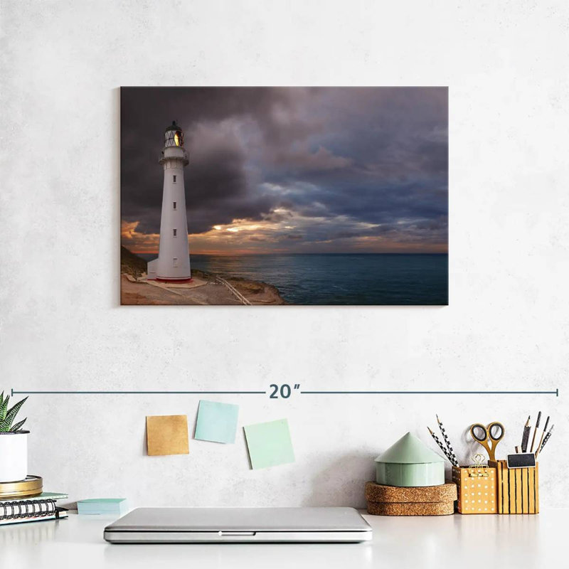 Aletra Castle Point Lighthouse, 8" H x 12" W