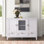 Console / armoire d'appoint en bois à 3 portes Cogbill