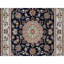 Tapis bleu 2 pi 1 po x 3 pi 2 po Nain