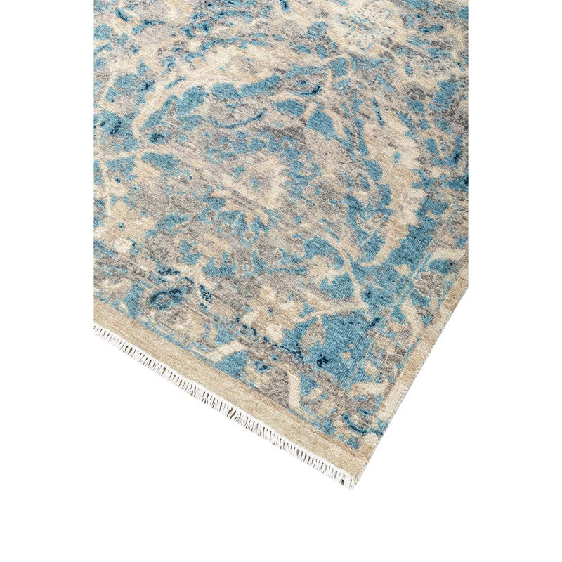 Wool Ikat Area Rug, Rectangle 8' x 10'