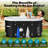 Suteck XL142 Gal Oval Ice Bath Tub for Recovery, Foldable Ice Baths with Water-filled Cushion