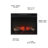 Austindale Touch Screen Electric Fireplace with Media Storage