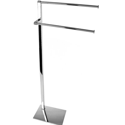 Dowsing 15.4 " 2 - Bar Freestanding Towel Stand