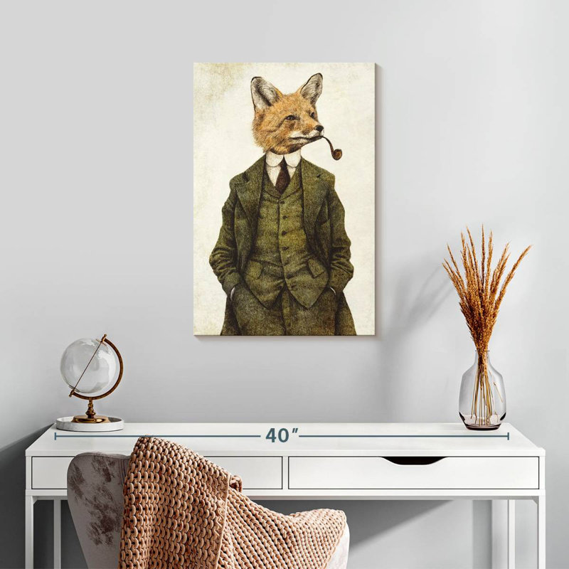 Ketti The Fox, 24" H x 16" W