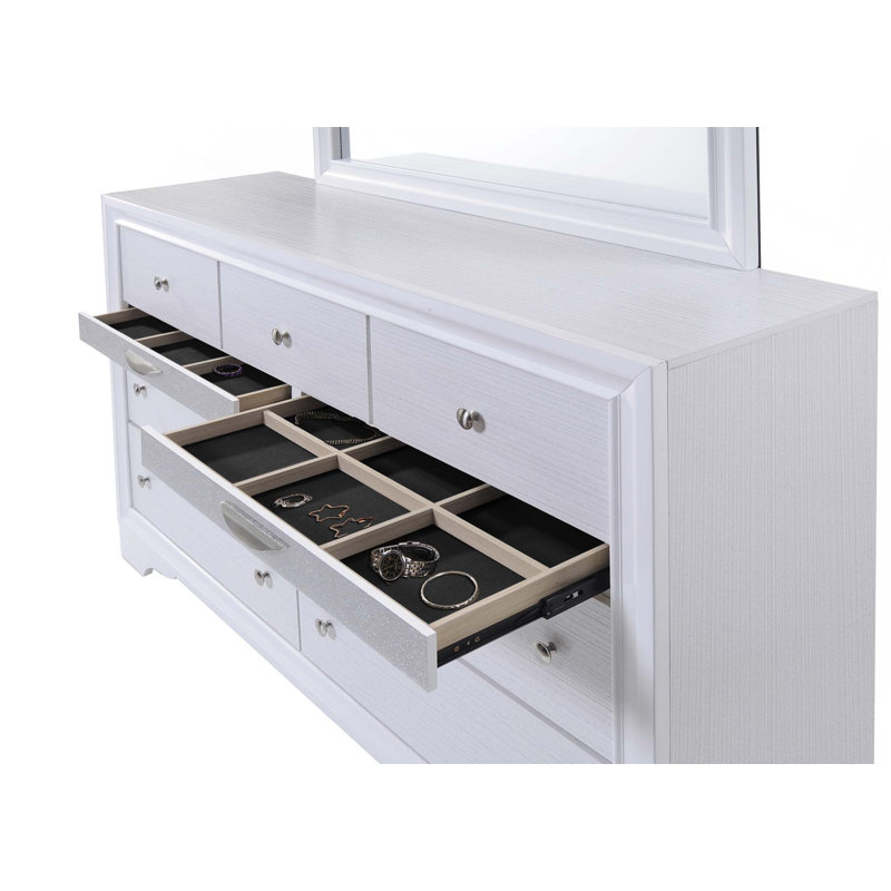 Commode 7 tiroirs Traditional en bois