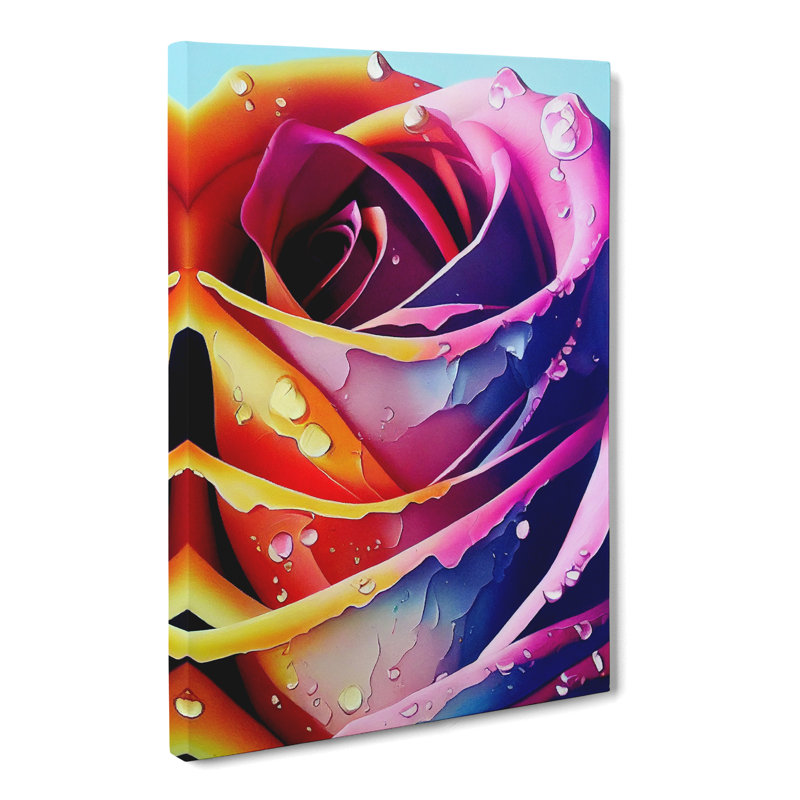 Tunney Rose Flower Vol.2 - Wrapped Canvas, 60cm H x 40cm W