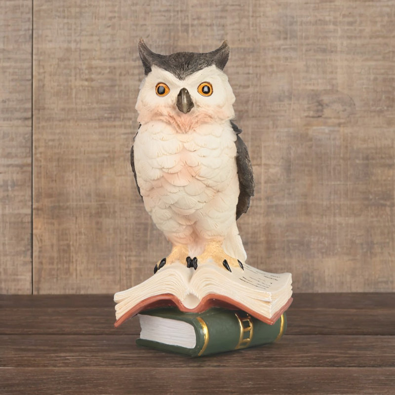 Figurine hibou 6 "sur livres