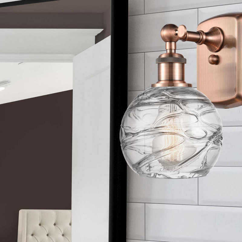 Amira Armed Sconce, Antique Copper, Bulb Not Included