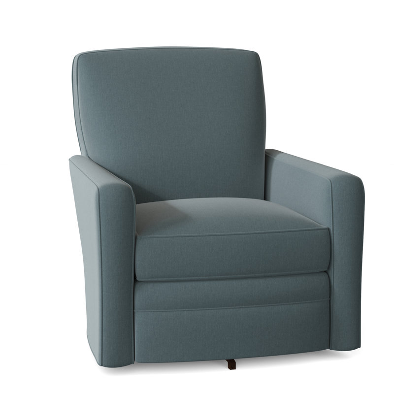 Fauteuil pivotant de 32 po Idana, Non, Sergé performance bleu Peyton 22