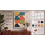 Chromatic Geometry Mid-Century - Wrapped Canvas-1591374128-1591374088