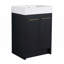 Meuble-lavabo autoportant avec lavabo en résine