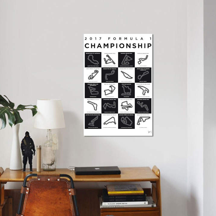 Impression sur toile, "Minimal Movie", H 40 po x l 26 po x P 1,5 po, Toile tendue, Pas de tapis