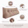 Sit-Up Back Comfort Large Triangular Bolster Headboard Reading Wedge Pillow