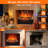 20 Inch Electric Fireplace  3D Log Set Insert, Free Standing Fireplace Heater For Indoor