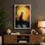 Fox Gazing At Light Boho - Print-136727165-136727164