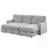 L-Shape Sectional Sofa With USB Port, 2 Cup Holders-1927110759