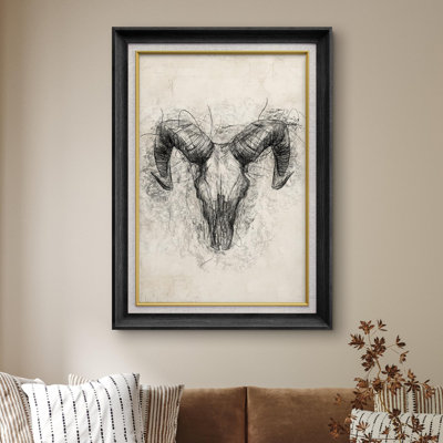 Ram, crâne, squelette, portrait, animaux, désert