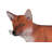 Red Fox Sculpture, Gel Coat