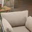 Chaise de patio avec coussin, chaise longue d'extérieur en rotin-1621339565