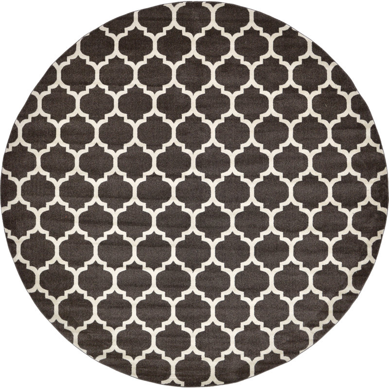 Molly Geometric Indoor Rug, Round 12'2"