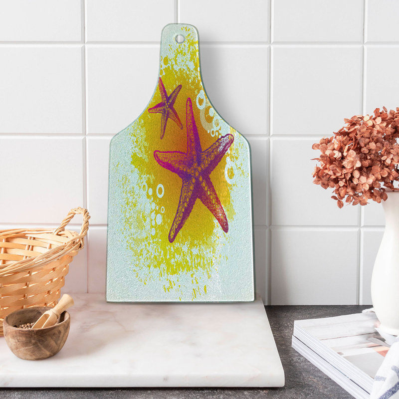 Planche à découper en verre trempé Ambesonne