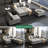 U-Shaped Sleeper Sectional Reversible Modular Sectional Sofa-786947385