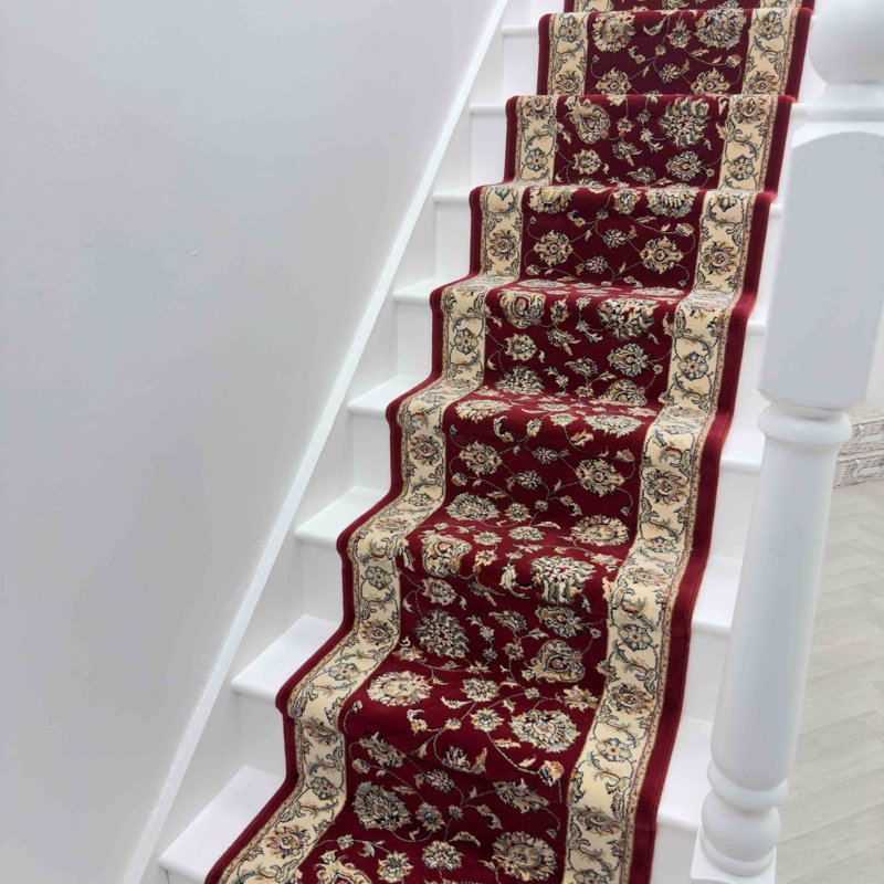 Stair Runner Floral Area Rug, Stair Runner 66 x 510 cm