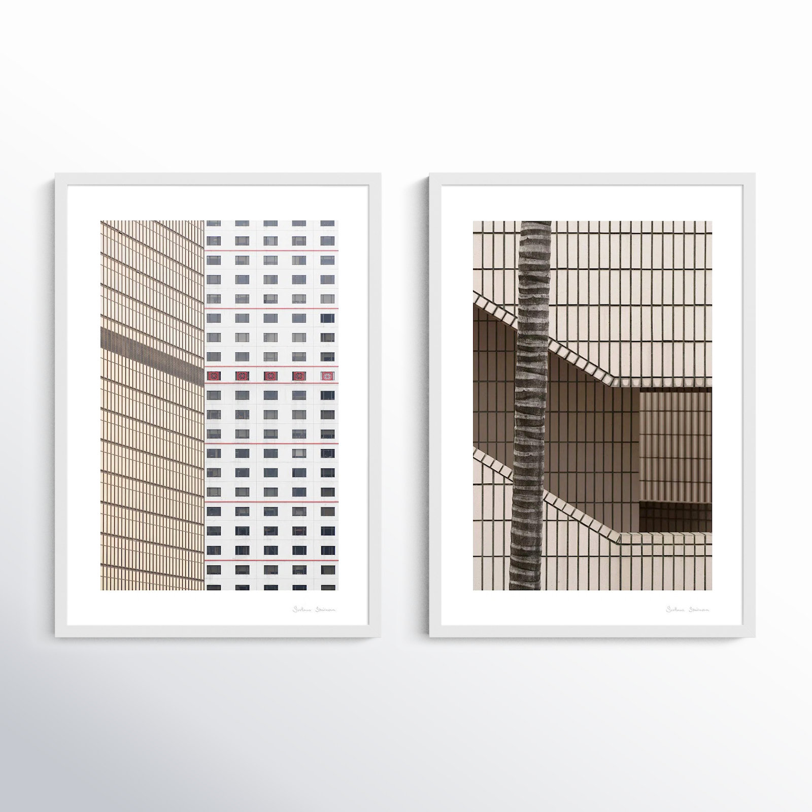 Loui "Hong Kong" Photo Print, 20" H x 14" W x 1.25" D, White
