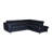 Aribel Faux Leather Corner Sectional with Sleeping Function and Storage Box with Adjustable Headrests-747011863-747011857