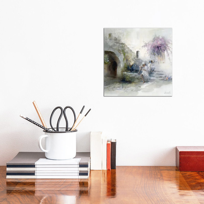 Teenagers by Willem Haenraets - Wrapped Canvas Print, 30.48 cm H x 30.48 cm W