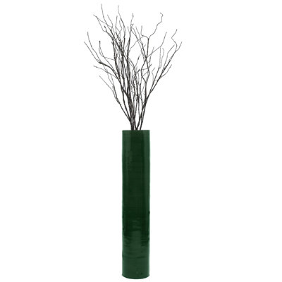 30-Inch-Tall Decorative Contemporary Bamboo Display Floor Vase