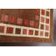 Tapis brun en laine noué à la main de conception unique 4 pi 9 po x 6 pi 2 po New Age