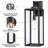 Schock Black Steel  Wall Light with High-transparency Glass-804619010