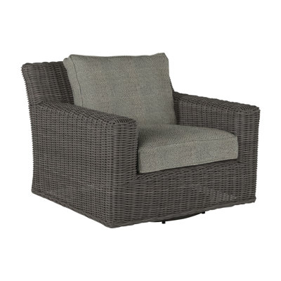 Rustic Patio Armchair with Cushions
