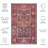 Gullion Southwestern Navy/Rust Area Rug-1859633145