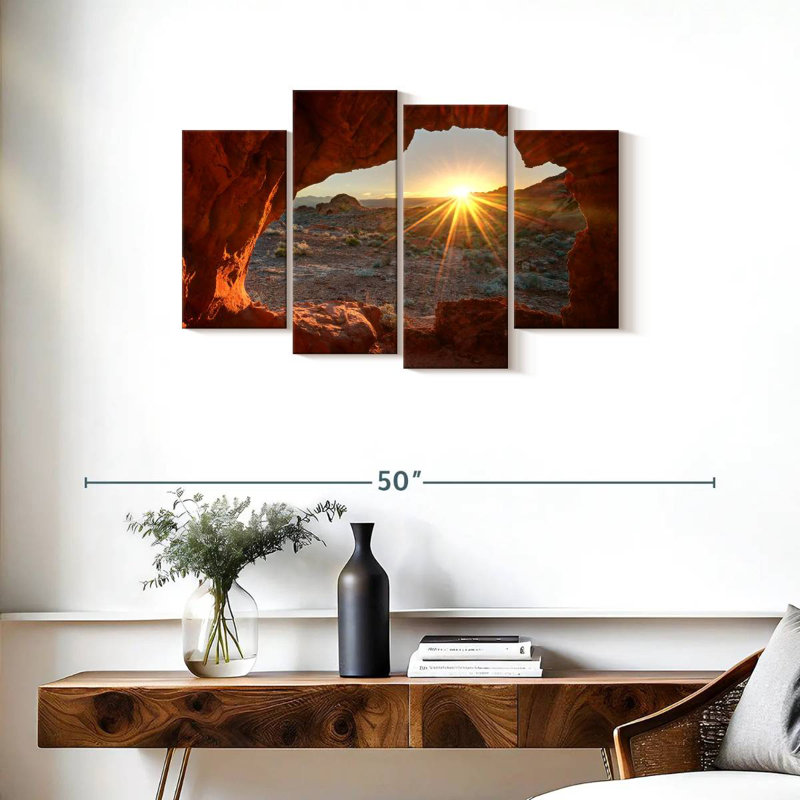 Alvord Red Rock Canyon Sunrise, H 22 po x l 36 po