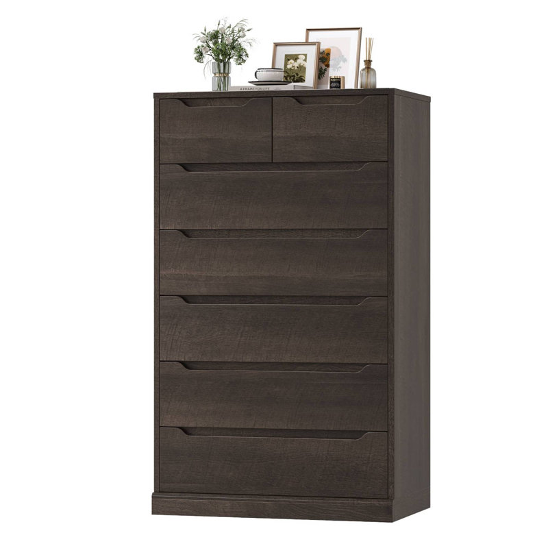 7 - Drawer Dresser, Brown