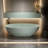 59'' Freestanding Bathtub, Turquoise Color, Solid Surface And Stone Resin, Non - Permeable, Slow Heat Loss, Smooth Delicate, Spacious For Relaxing Bath, Ergonomic Design Soaking Bathtub In ,