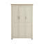Aquitaine 3 Door Manufactured Wood Wardrobe-1851369062