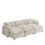 Ensemble de canapé modulaire surdimensionné avec 3 repose-pieds, ensemble de canapé modulaire pour travailler comme canapé-lit, ensemble de canapé 6 pièces-978071629