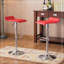 Ensemble de 2 tabourets pivotants réglables contemporains à suspension pneumatique avec siège-814200374