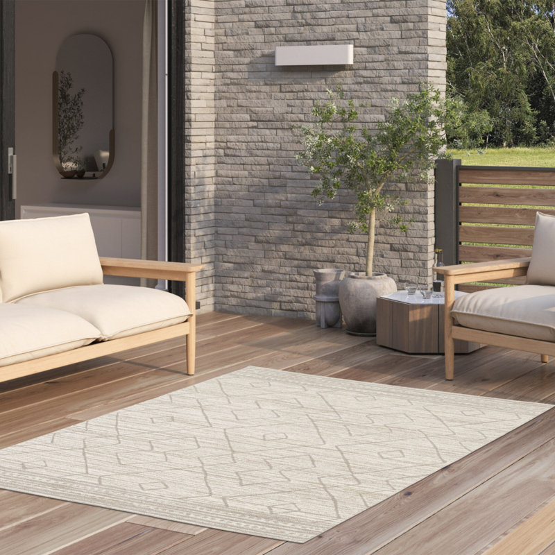 Garfinkel Geometric Area Rug, Rectangle 160 x 230cm