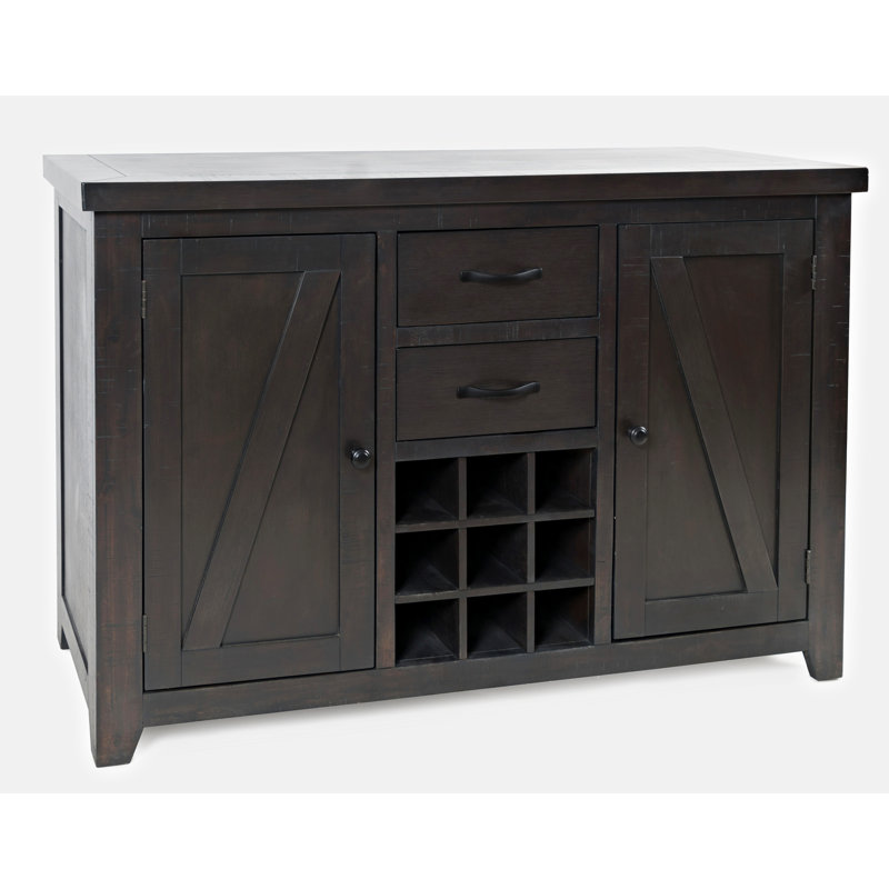 Buffet en bois 2 tiroirs Brookins