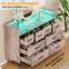 8-Drawer Dresser with LED Light & Charging Station-2056932733-2056932730