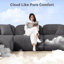 Canapé modulaire 118,5 po Comfy Cloud-1394247804